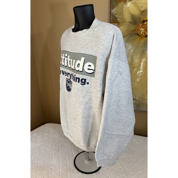 Vintage Penn State Attitude Is Everything Gray Sweatshirt Men’s  XL See Details - Picture 7 of 15
